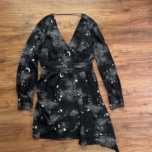 Bar III black celestial dress